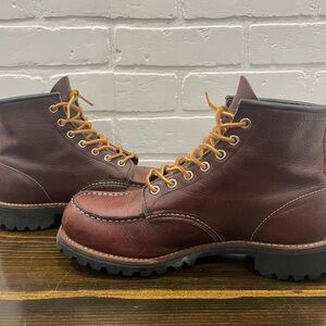 Red Wing 8146 Roughneck Boots US sz8.5 in Briar Oil Slick Leather
